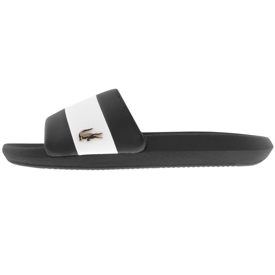 Alternative Image for ProductLacoste Croco Sliders Black2